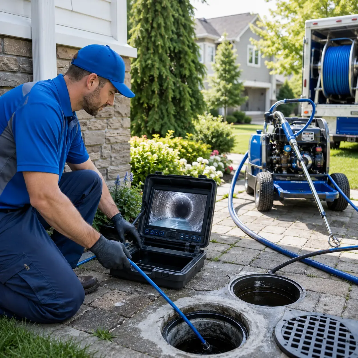 Outdoor drain cleaning professionals serving Stockbridge, MA